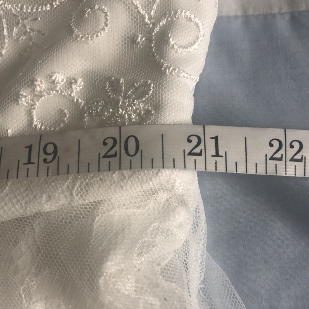 Ever Pretty Plus Size Maxi Lace Wedding Dress with Ruffle Sleeves, 3X - Picture 14 of 15